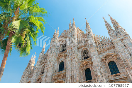 Cathedral in the center of Milan Cathedral in the center of Milan 107768927