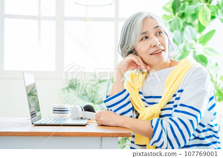 個人電腦和高階女性 個人電腦和高階女性 107769001