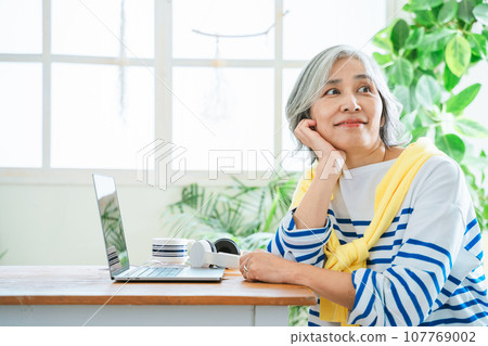 個人電腦和高階女性 個人電腦和高階女性 107769002