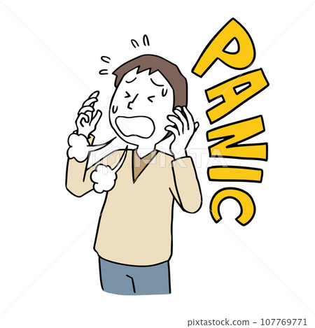 男人驚慌失措 107769771