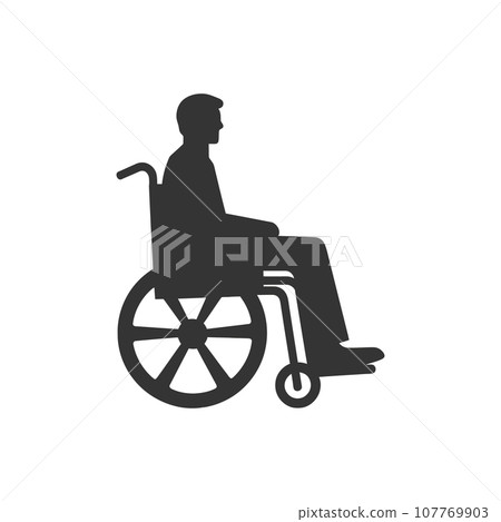 Wheelchair icon Wheelchair icon 107769903