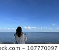 Sky and sea travel 107770097