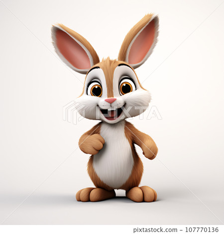 rabbit character figure rabbit character figure 107770136