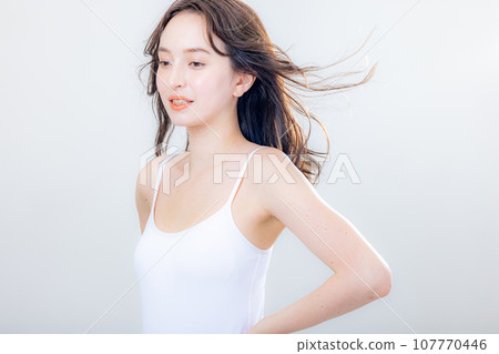 Young female half model 107770446