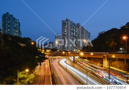 Jan 23 2015 the road scape of lam tin highway Jan 23 2015 the road scape of lam tin highway 107770954