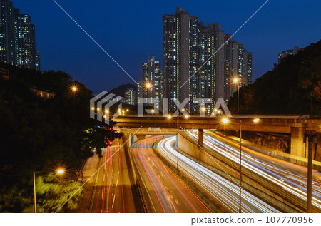 Jan 23 2015 the road scape of lam tin highway 107770956