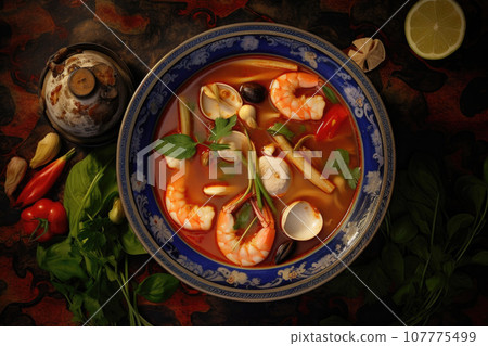 Tom Yum Goong,Thai Food 107775499