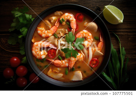 Tom Yum Goong,Thai Food 107775501