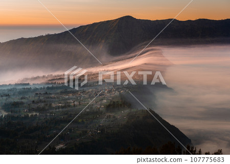 Bromo in the beautiful morning Bromo in the beautiful morning 107775683