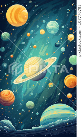 Mysterious universe, vast space Mysterious universe, vast space 107776793