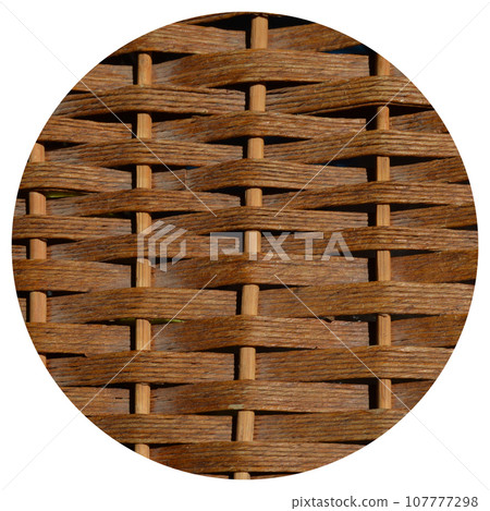 Rattan wicker texture with handmade traditional and dry branches, wicker brown texture background Rattan wicker texture with handmade traditional and dry branches, wicker brown texture background 107777298