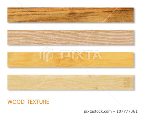 Oak walnut bamboo and pine wood, can be used as background, wood grain texture 107777361