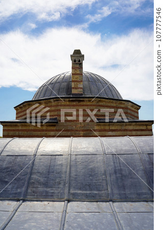 Buildings around the Selimiye Mosque, built by Mimar Sinan in 1575, september 16 2023 Turkey Edirne Buildings around the Selimiye Mosque, built by Mimar Sinan in 1575, september 16 2023 Turkey Edirne 107777546