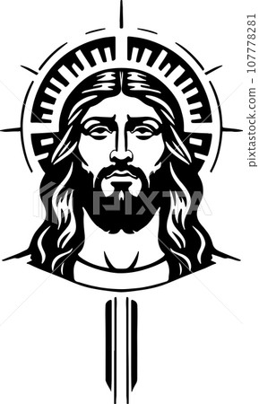 Awesome and lovely Holy Christ vector art Awesome and lovely Holy Christ vector art 107778281