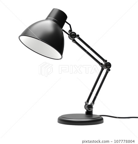 Office table lamp isolated Office table lamp isolated 107778804