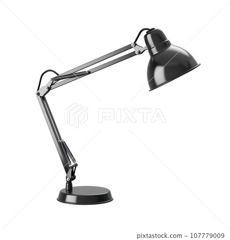 Office table lamp isolated Office table lamp isolated 107779009