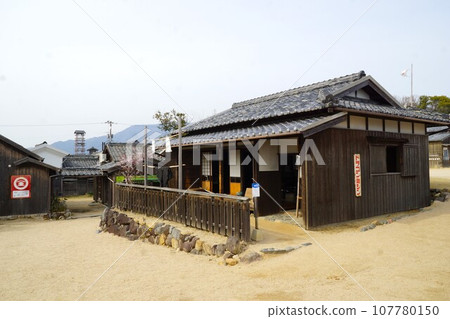 小豆島風景、二十四眼電影村風景、舊街景 小豆島風景、二十四眼電影村風景、舊街景 107780150