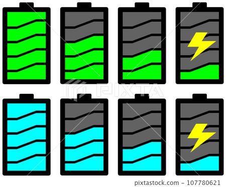 顯示乾電池類型的電壓和剩餘電量的圖示 107780621