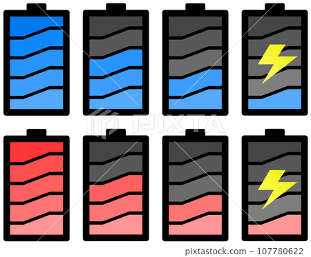 顯示乾電池類型的電壓和剩餘電量的圖示 107780622