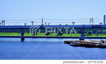 日本東京砂町運河和曙光運河 107781502