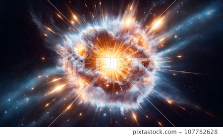 Supernova explosion AI generated image Supernova explosion AI generated image 107782628