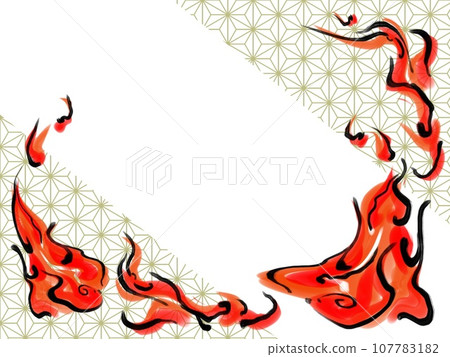 日式火焰（Asanoha ni） 107783182