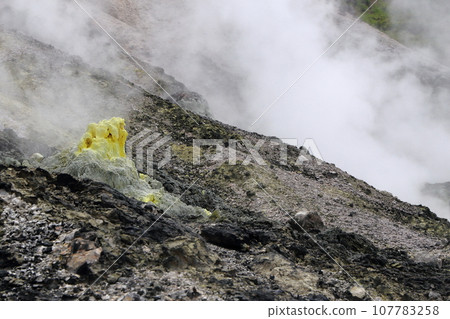 落基山坡上的玉川溫泉排氣口 落基山坡上的玉川溫泉排氣口 107783258