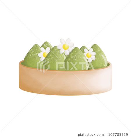 Green tea desserts Green tea desserts 107785529