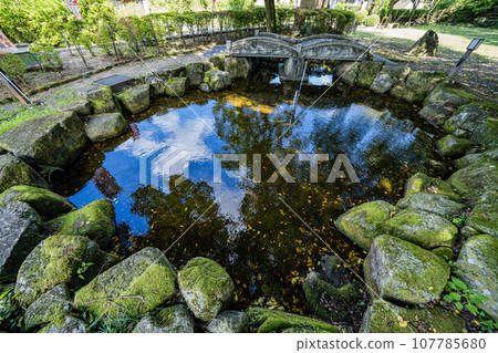 A view of Kukurimiya, the legendary place of Emperor Keiko's younger brother princess (Otohime) who appeared in the Nihon Shoki when he visited Mino. 107785680