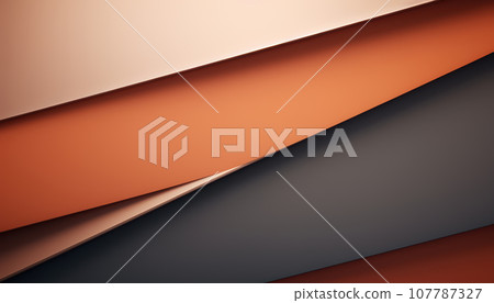 Simple Abstract Background with Sheets of Paper 3D 107787327