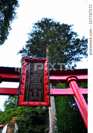 Otorii of Hagurosan Yukami Shrine, a power spot in Aizuwakamatsu City, Fukushima Prefecture Otorii of Hagurosan Yukami Shrine, a power spot in Aizuwakamatsu City, Fukushima Prefecture 107787572