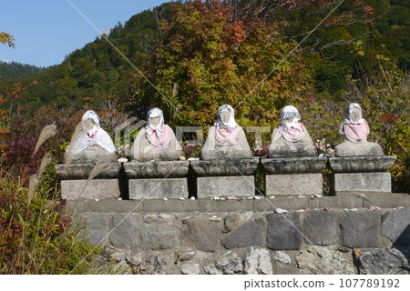 Visiting Osorezan to remember the deceased Visiting Osorezan to remember the deceased 107789192