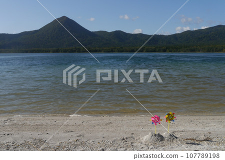 Visiting Osorezan to remember the deceased Visiting Osorezan to remember the deceased 107789198