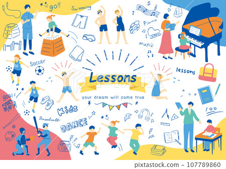 孩子們享受課程 107789860