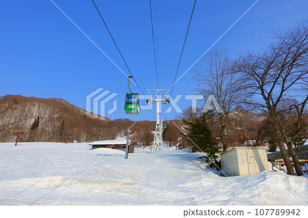 Zao Onsen Ski Resort Zao Sky Cable Upper Platform Slope Zao Rime 107789942