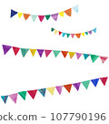 Colorful garland 107790196
