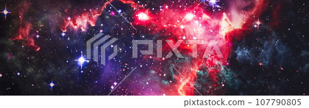 Colorful cosmos with stardust and milky way. Magic color galaxy. Infinite universe and starry night.Elements of this image furnished by NASA Colorful cosmos with stardust and milky way. Magic color galaxy. Infinite universe and starry night.Elements of this image furnished by NASA 107790805