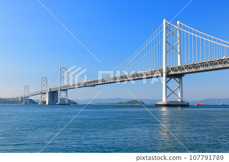 [香川縣]從瀨戶大橋紀念公園（瀨戶大橋）看到的 107791789