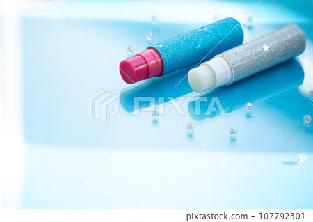 lip balm background material 107792301