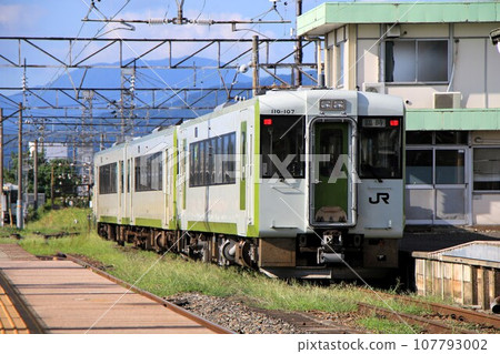 [JR東日本]木葉110型「只見線享受」（只見線：會津若松站） 107793002