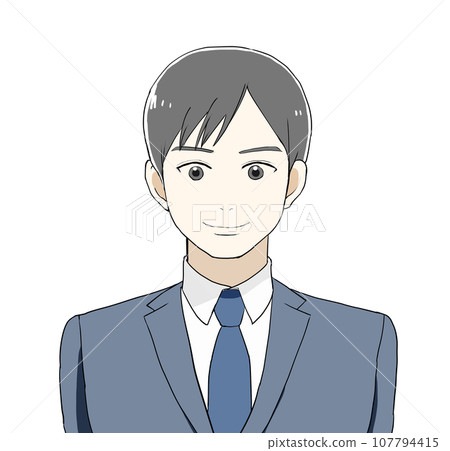 穿著西裝微笑的男人 穿著西裝微笑的男人 107794415