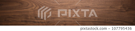 Real long american black walnut honey color texture before exposure to the sun for years with oil finish 107795436