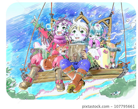 snow swing 107795661