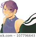 女性男性角色插畫素材 107796643