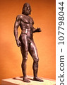 Riace Bronze A, Close up. Calabria Region, Italy. 107798044