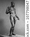 Riace Bronze A, Close up. Calabria Region, Italy. 107798047