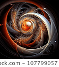 swirling spiral 107799057