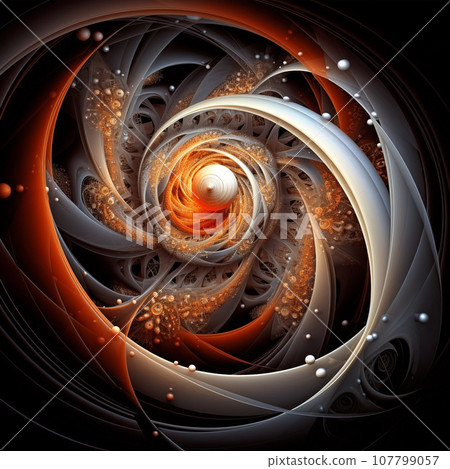 swirling spiral 107799057