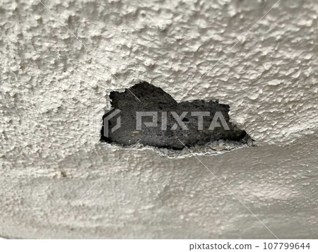 Paint peeling that may be caused by water leakage 107799644