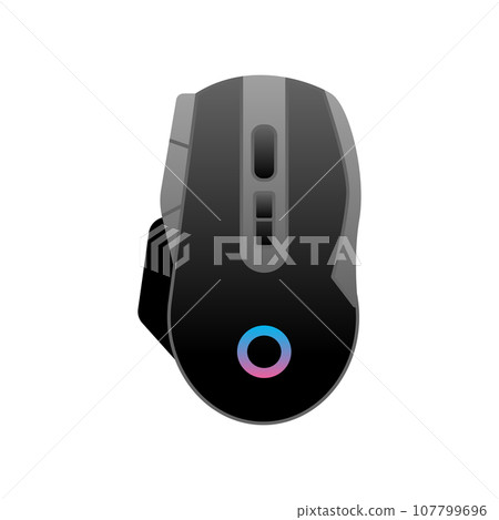 Simple illustration_gaming mouse Simple illustration_gaming mouse 107799696